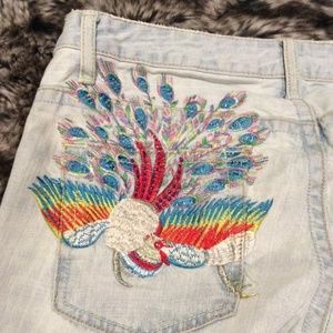 Peacock Jeans embroidered by Buffalo
